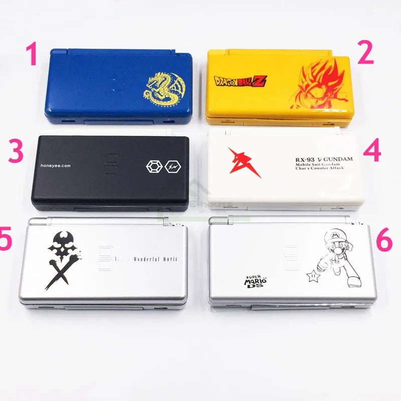 

For NDSL Limited Edition Replacement Shell Case Cover for Nintendo DS Lite Shell Housing with Button Kit Full Set