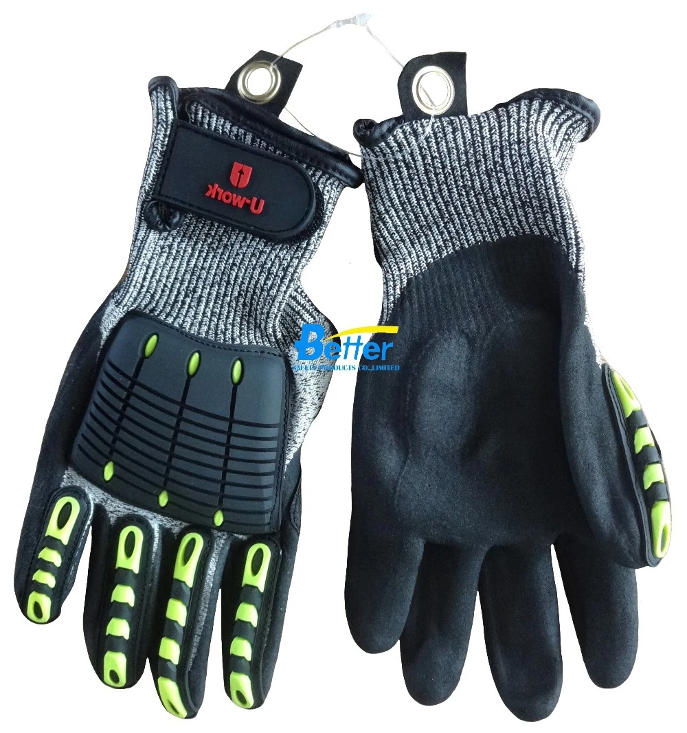 Anti Vibration Safety Glove Shock Absorbing Working Glove Vibrastop