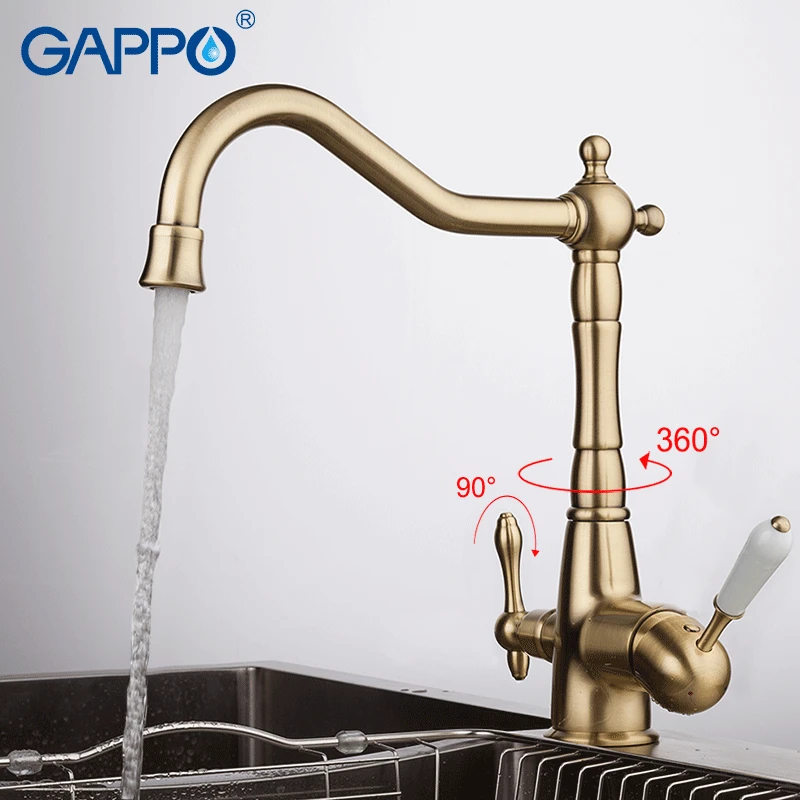  GAPPO water mixer kitchen faucet taps kitchen mixer tap torneira with filtered water tap Brass kitc - 32850168022
