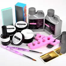 Новинка года! Акриловая жидкость с гелем для ногтей грунтовка для ногтей щетка клипер инструмент маникюрный набор