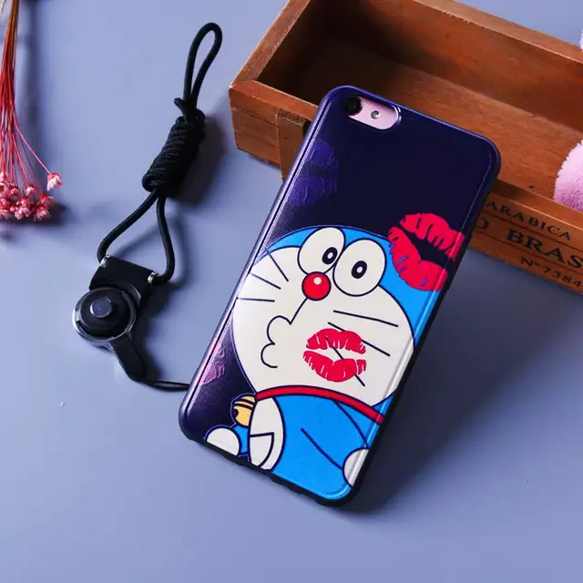 Cute Lovely Cartoon TPU Funda Oppo A57 Black Back Cover Case For Oppo A 57 Mobile Phone 5.2 Inch