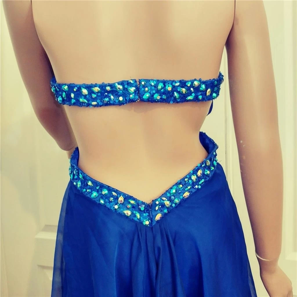 LA FEMME Formal Evening Party Cocktail DRESS Sz.2 Prom Wedding Sexy (4)