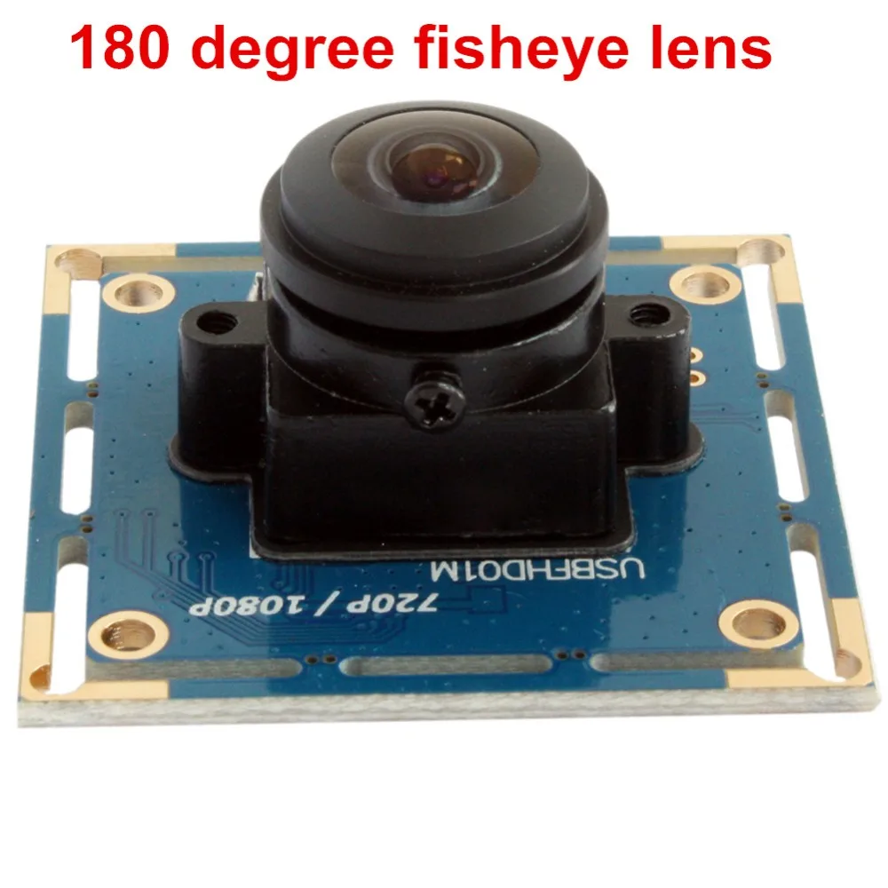 ความเร็วสูง120fps CMOS OV2710 Mini Cmos FOV 180องศามุมกว้าง Fisheye ...