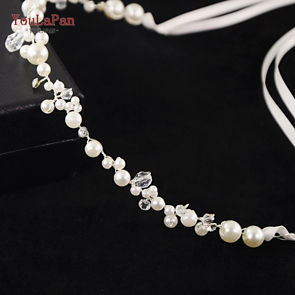 Bridal Garter Belt YouLaPan Wedding Garters Pearl and Crystal Leg Ring Sexy Garters for Women/Bride Thigh Ring Bridal Leg Garter Thign HT03-S