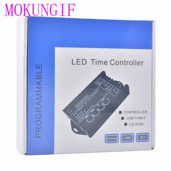 

4pcs LED Time Dimmer RGB Controller TC420 TC421 WIFI DC12V-24V 5 Channel Total Output 20A Common Anode Programmable TC423 220V