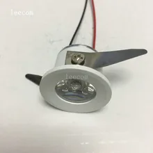 1 Вт дизайн белое пятно 20 шт./лот Регулируемый-шаг светодиодный светильник энергосберегающий точечный домашний потолочный светильник мини Встраиваемая лампа