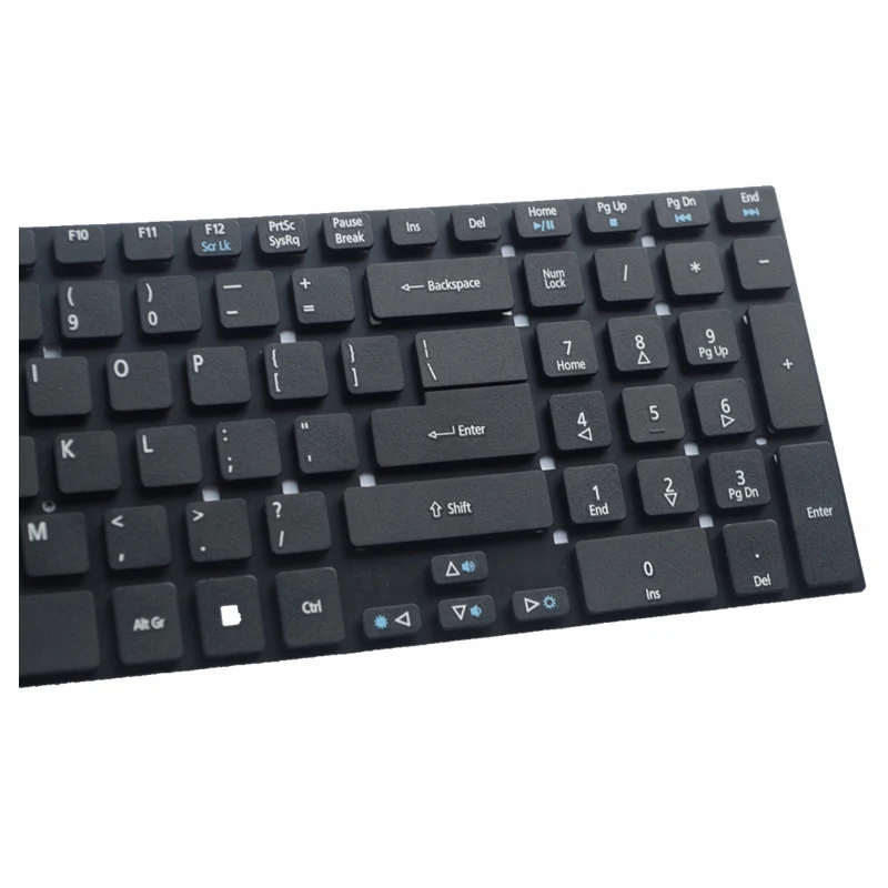 GZEELE США ноутбук клавиатура для шлюза NV55 NV55S NV57H NV75S NV52L NV56 NV57 NV77 нам заменить на английском языке Тетрадь Клавиатура черного цвета
