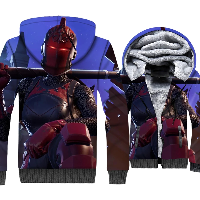 Fans Wear Sweatshirt Battle Royal Zipper Hoodies Anime Gaming Battle Night Cosplay Costume Unisex Winter Hoodie Casual Coat