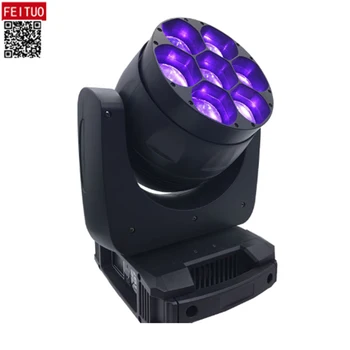 

6pcs Brightness Bee Eye Lyre Moving Head Beam Led 7x40w Rgbw 4in1 Zoom Moving Head Dmx Stage Light Led Beam B-Eye Disco Light