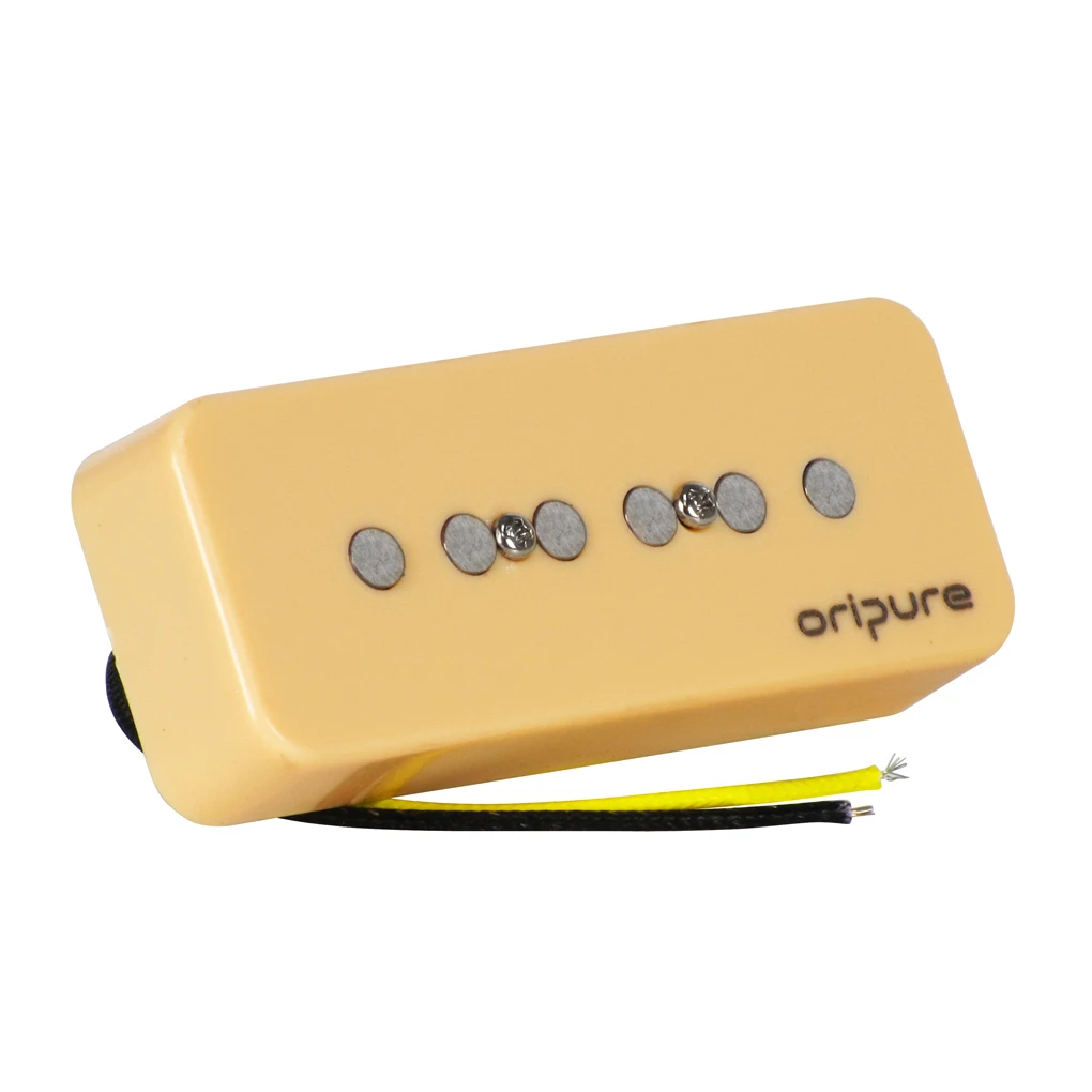

OriPure Cream Vintage Alnico 5 P90 P 90 Guitar Pickup Soapbar Bridge Pickup Full Solid Sound for LP P90 Style Guitar Accessories