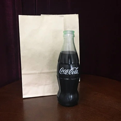 

Vanishing Cole Bottle Empty Magic Tricks Coke Stage Close Up Illusions Accessories Mentalism Fun Magic Props Classic Toy Gimmick