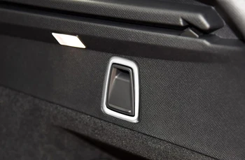 

For Volvo XC90 2015-2018 ABS Matte Rear Trunk Switch Button Car-styling Car Frame Cover 4*