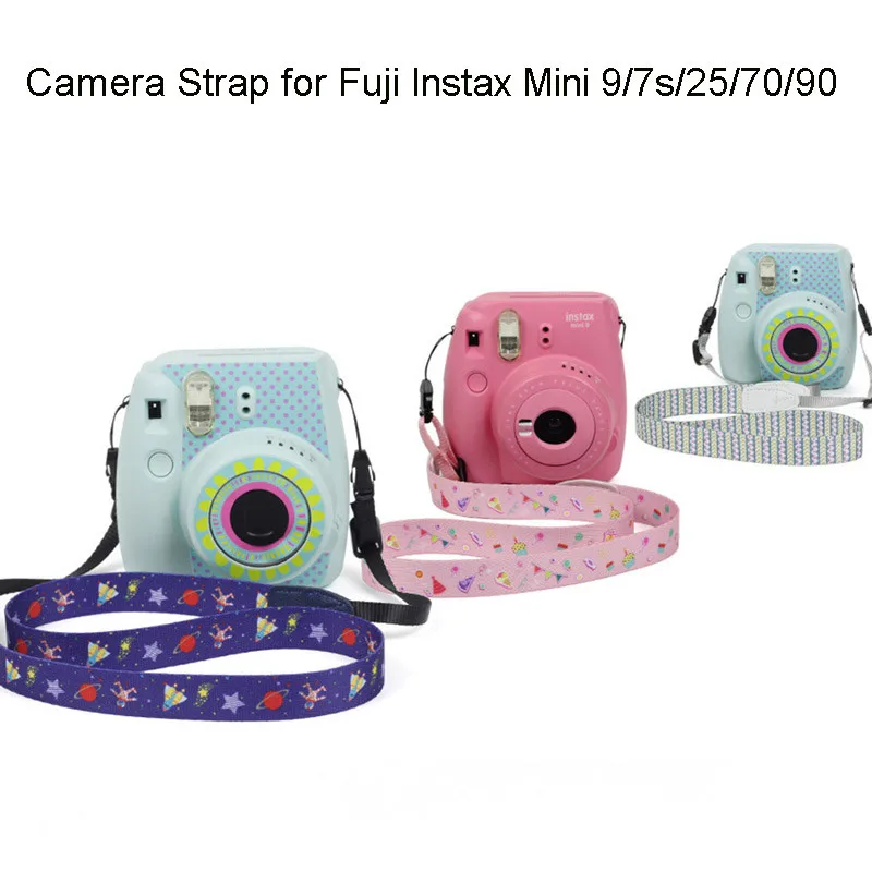 Ремешок для камеры 1 2 м Fuji Fujifilm Instax Mini 8 + 9 7S 7C 25 50 70 90 3 цвета на выбор|Сумки