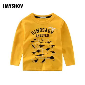 

Children Jurassic Park T-Shirt Boys T Shirt For Girls Long Sleeve Tops Dinosaur Tshirts Baby Girl Kids Tshirt Toddler Boy Shirts