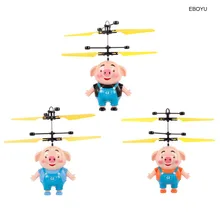 3 шт.* EBOYU мини летающий Копилка Инфракрасный индукции Drone светодиодный мигающий свет самолет с ДУ игрушка пульт дистанционного управления большой подарок для детей