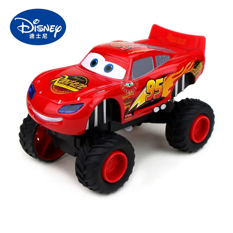 Cars Disney Pixar Cars 3 Lightning Mcqueen Monster Pull Back Flashing Jackson Storm Diecast