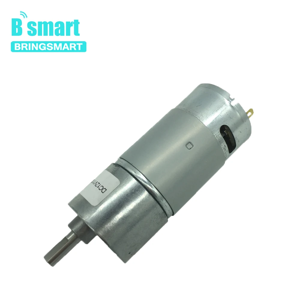 Bringsmart DC Шестерни мотор комплекты JGB37-550TZ 6V 12V Шестерни коробка Электродвигатель с редуктором с сцепное устройство 9-2300 об/мин обратный игрушечный автомобиль DIY робот