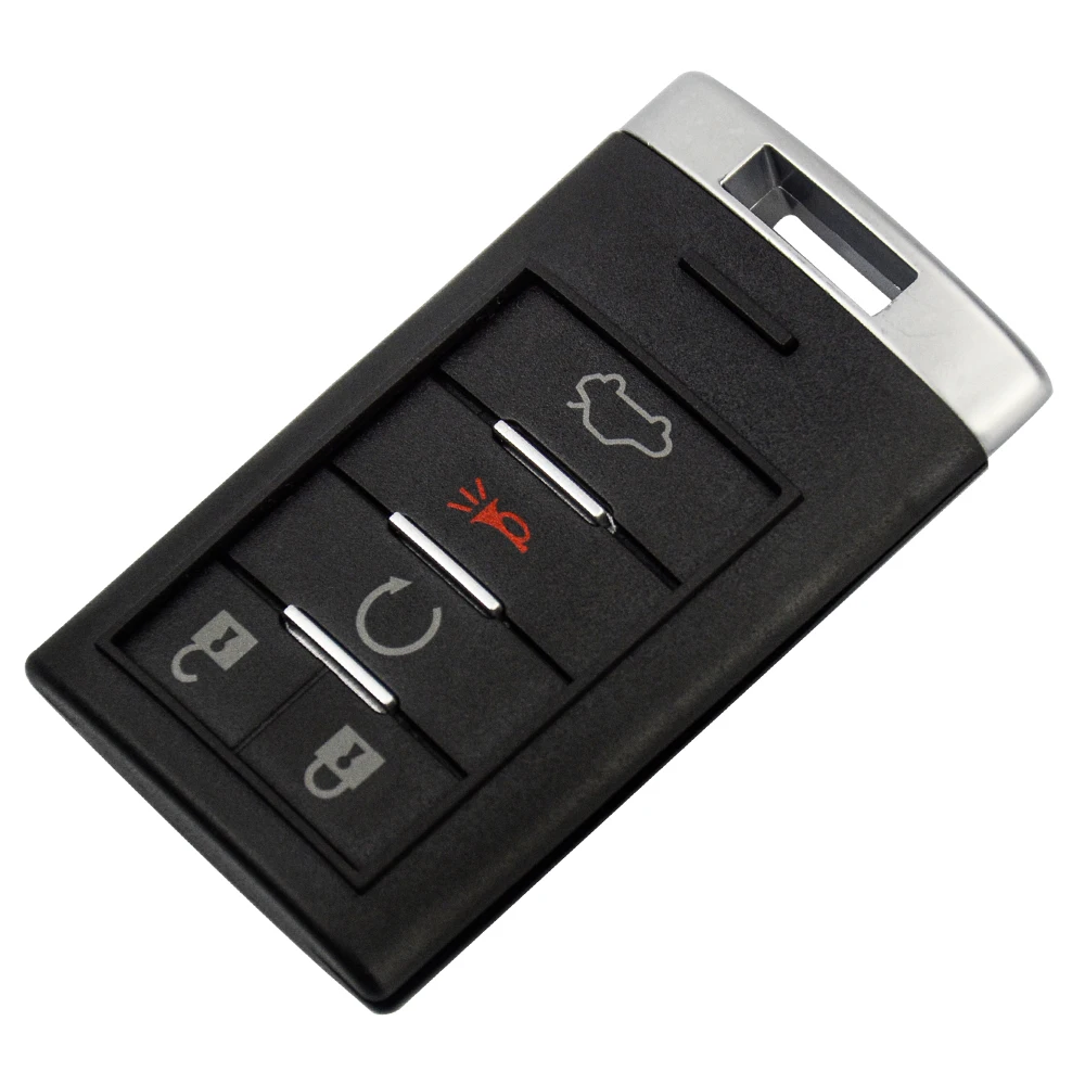 OkeyTech 5 кнопочный дистанционный Автомобильный Брелок чехол для CADILLAC ATS SRX STS CTS DTS замена ключа без ключа