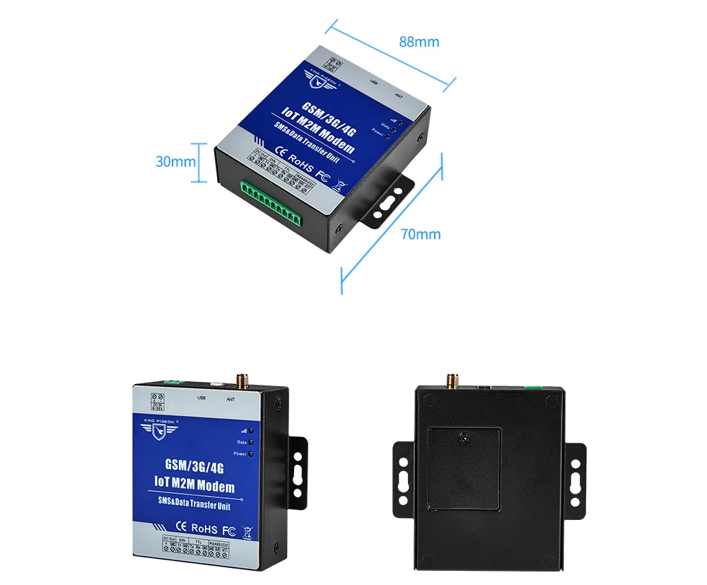 IOT M2M модем GSM 3g 4G DTU Sup порт s программируемый рукопожатие сообщение прозрачный Передача SMS с ttl RS485 порт D223