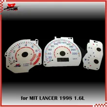 DASH EL свечение Калибр для Lancer 1998 1.6L обратное свечение белое лицо синий зеленый Освещение