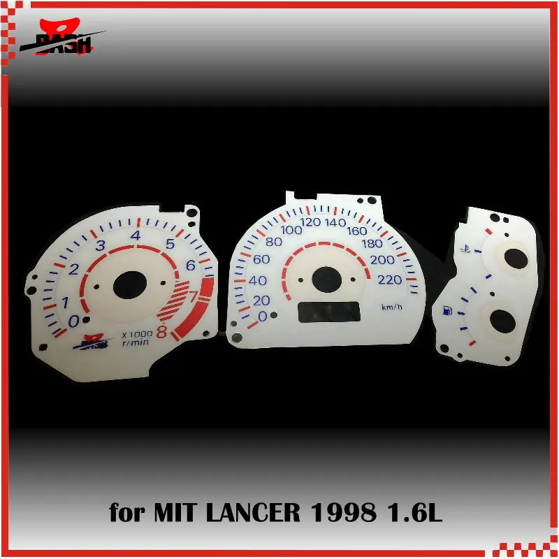 

DASH EL Glow Gauge for Lancer 1998 1.6L Reverse Glow White face Blue Green Lighting
