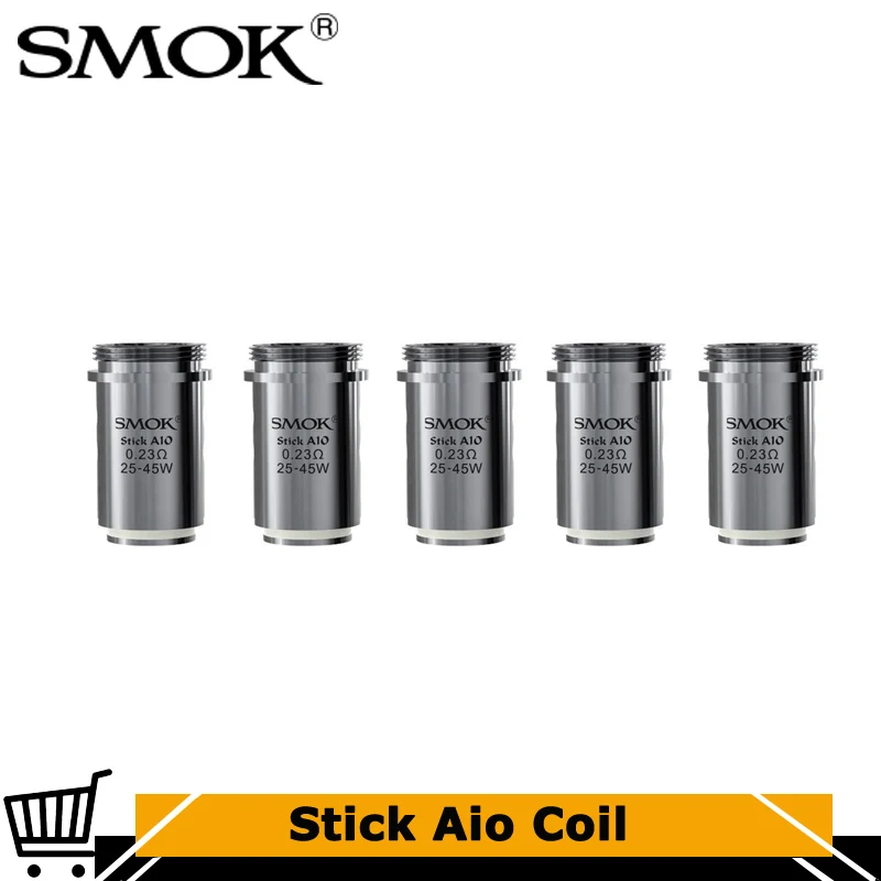 Оригинальный сменный испаритель Smok Stick AIO катушка 0 23ом 6ом две спирали для