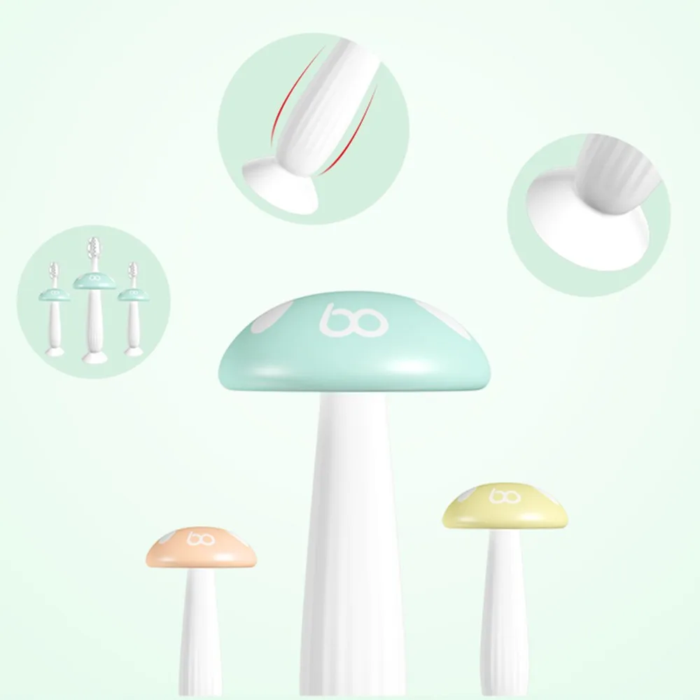 Mambo Baby Toothbrush Kids Training Toothbrush Silicone Child Safe Baby Tongue Cleaner Teether Teething Brush Dental Care