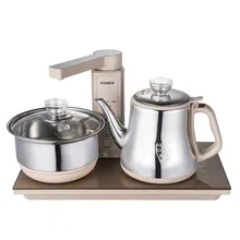 Электрический чайник автоматический Верхний электрический с нержавеющей стали интеллектуальная автоматическая бутылка для воды безопасность функция автоматического выключения