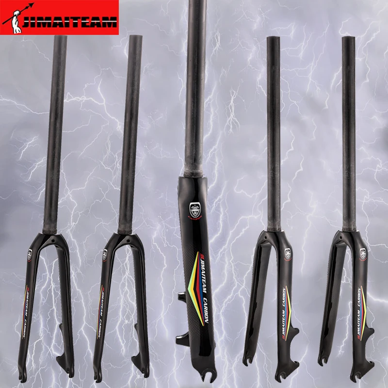 New JIMAITEAM Full Carbon Fiber Folding Bike BMX Fork 14 16 20 Inch