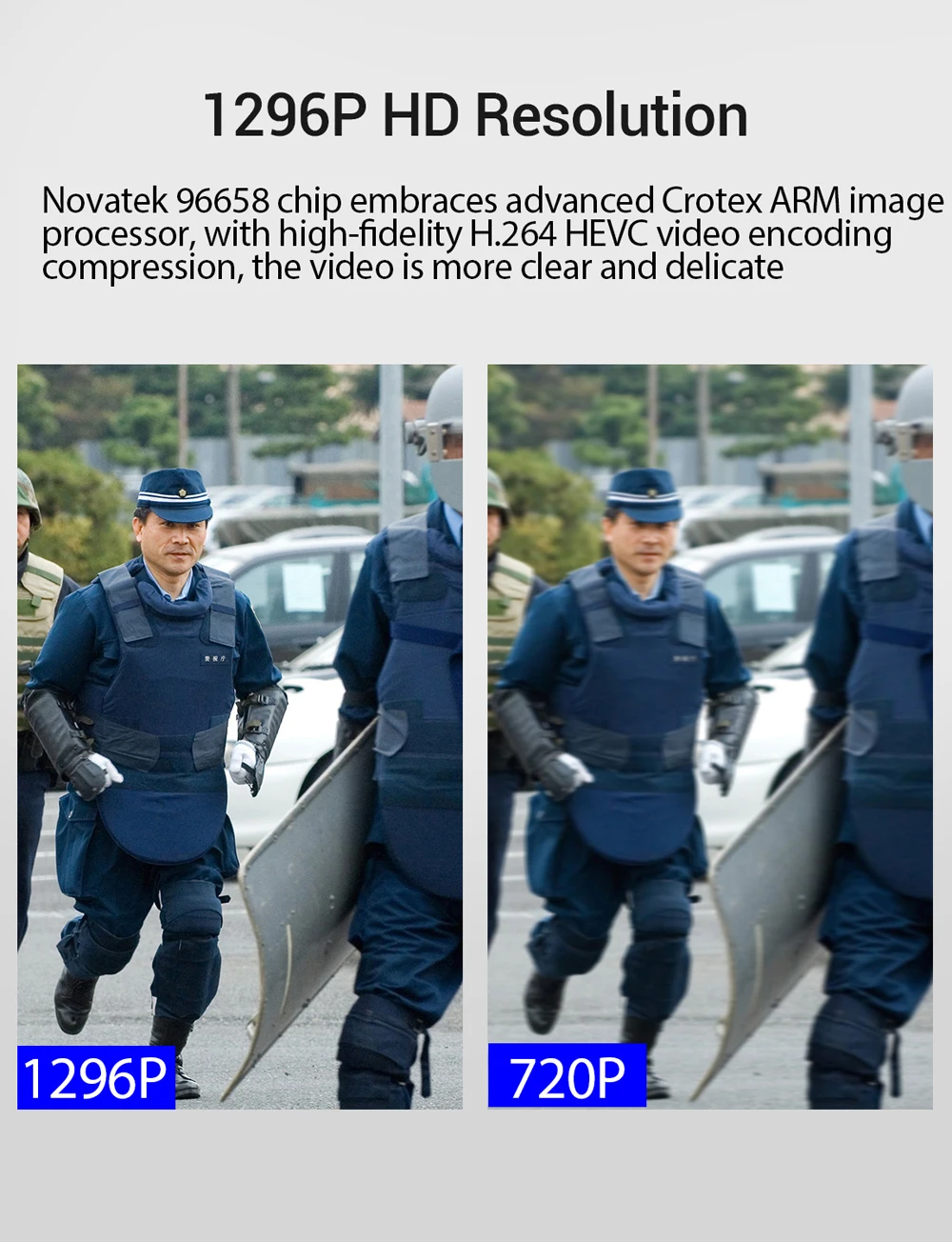  BOBLOV PD50 HD1296P IR Night Vision Police Body Camera Recorder DVR WDR 32MP Security Video Recorde
