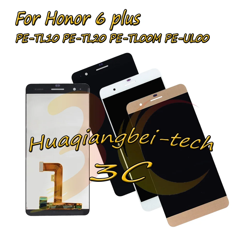 

5.5'' For Huawei Honor 6 plus / Glory 6 plus PE-TL10 PE-TL20 PE-TL00M PE-UL00 Full LCD DIsplay + Touch Screen Digitizer Assembly