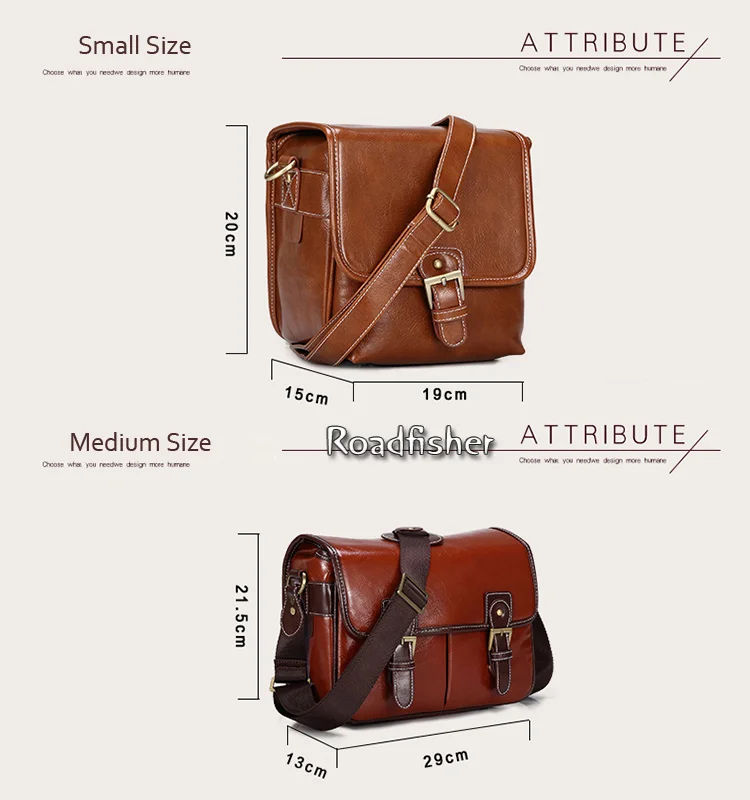 Camera leather shoulder bag 115-1