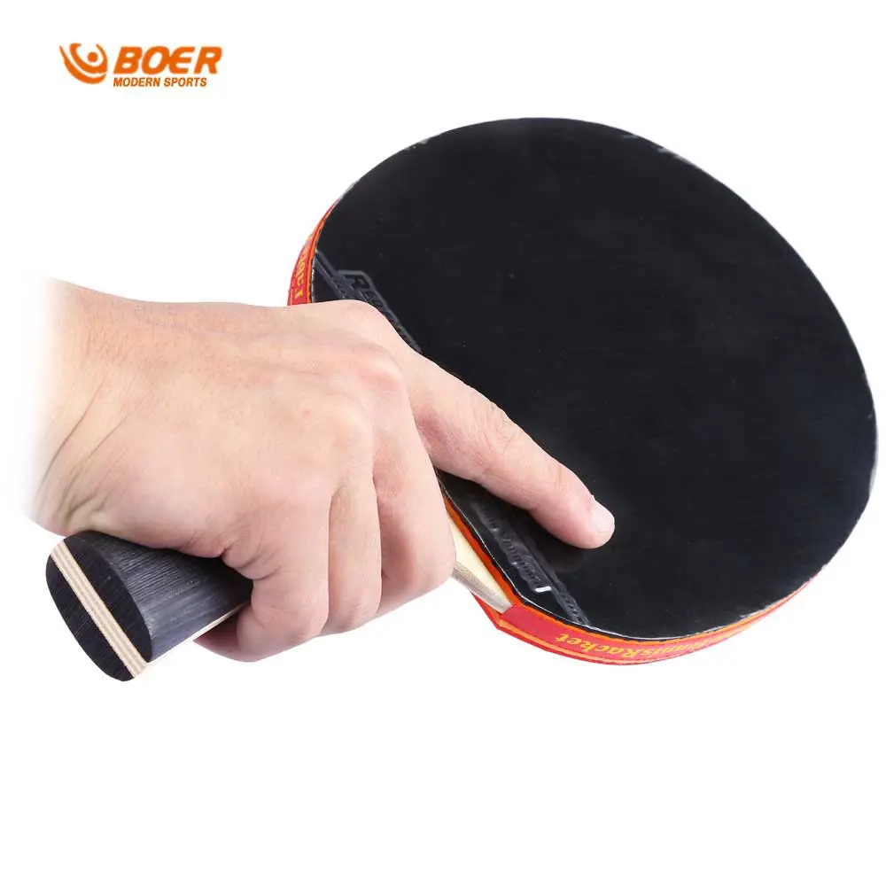 

Table Tennis Rackets High Quality Pimples-in Rubber Bat Heavy Tip Light Handle For Fast Attack Type Player Table Tennis Rackets