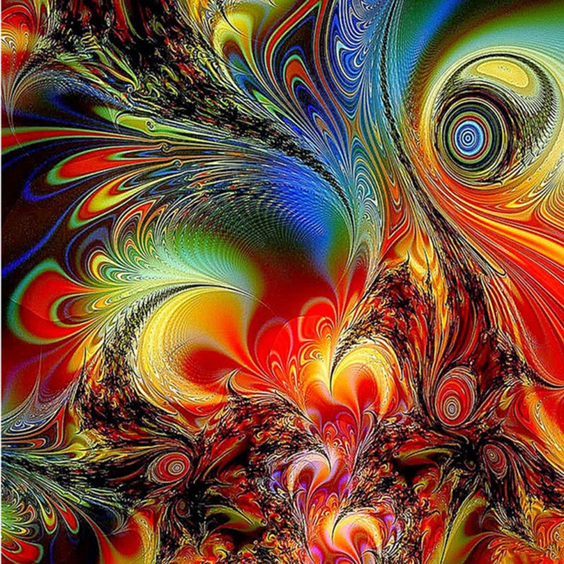 

New Diy 5D Diamond Mosaic Animals Phoenix Abstract Diamond Painting Cross Stitch Kits Diamond Embroidery Home Decoration HL204