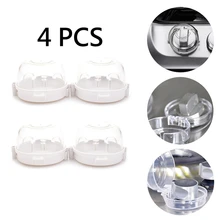 Защитная крышка для газового переключателя для детей, прозрачная 4 шт., переключатель для газовой плиты, защитная крышка для маленьких детей, кухонные инструменты, прочная защита