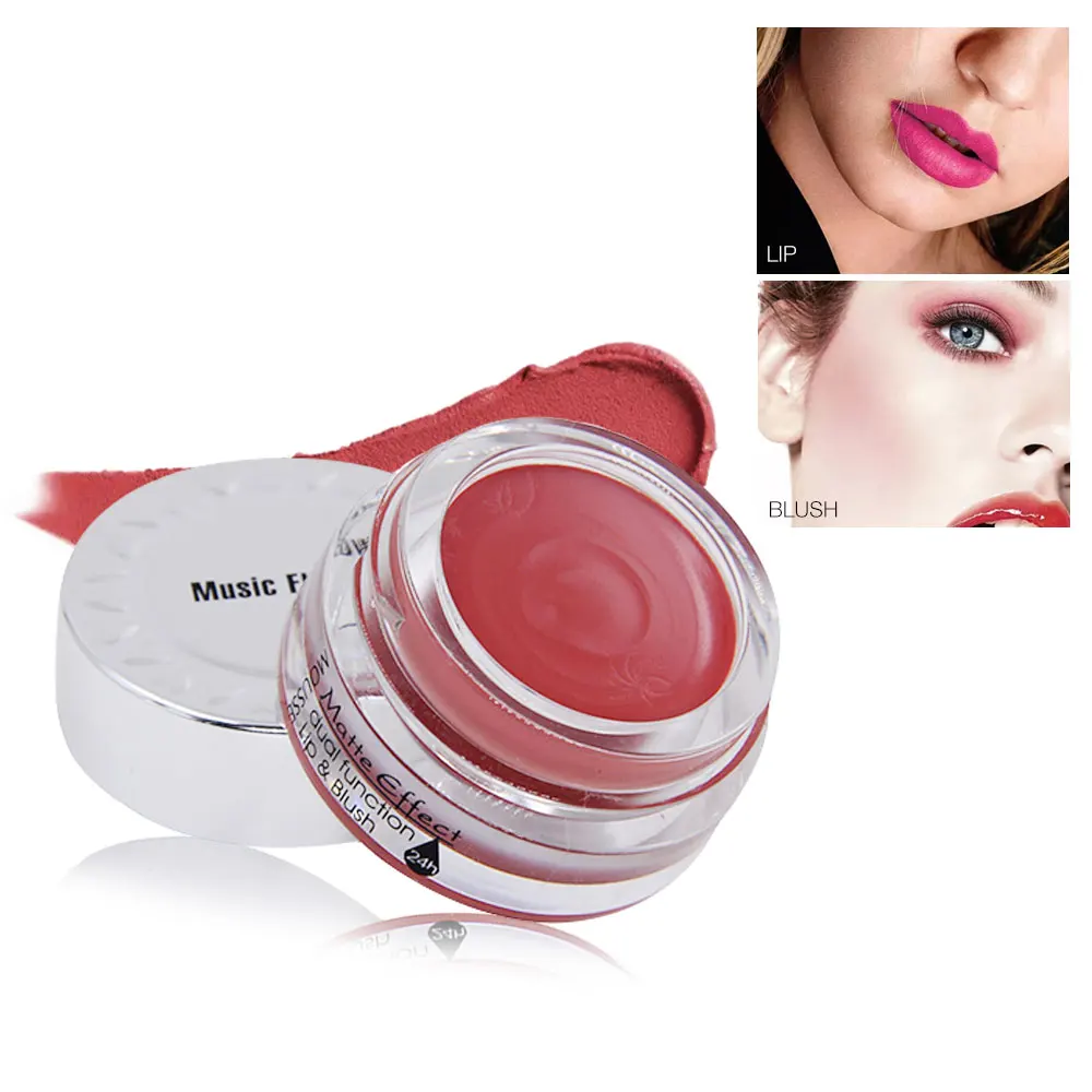 

Blusher matte smooth mousse lip makeup blush continuous waterproof moisturizing rouge