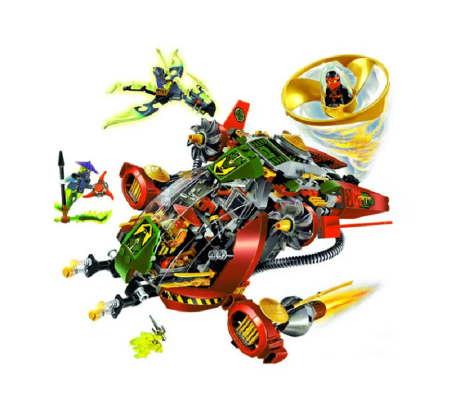 

BELA 10398 Compatible with legoings Ninjagoingly Ronin R.E.X 70735 Building Block Model Educational Toys For Children