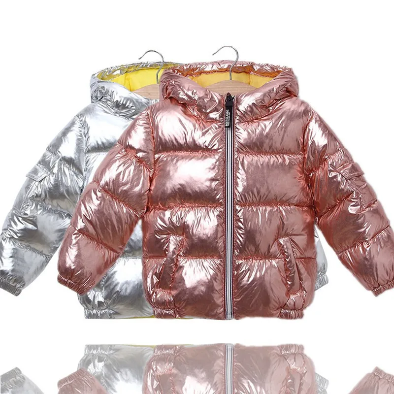 Children Winter Jacket Toddler Down Cotton Coat Waterproof Snowsuit Kids Warm Hooded Outerwear For Baby Boys Girls 2-8 Y Parkas