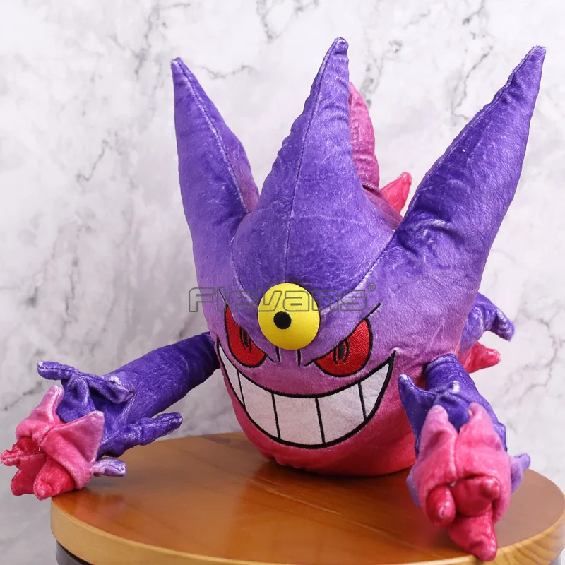 Аниме мультфильм монстр Мега плюшевые игрушки Gengar игрушка мягкая кукла аниамл 25 см/16 см 2 цвета