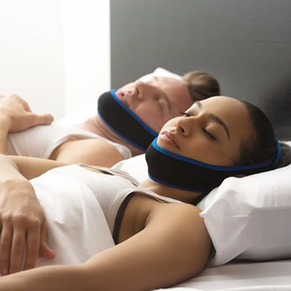 

MQFORU Stop Snoring Belt Snore Stopper Anti Snoring Chin Dislocated Snoring Resistance Band Chin Fixing Straps Chin Dislocation