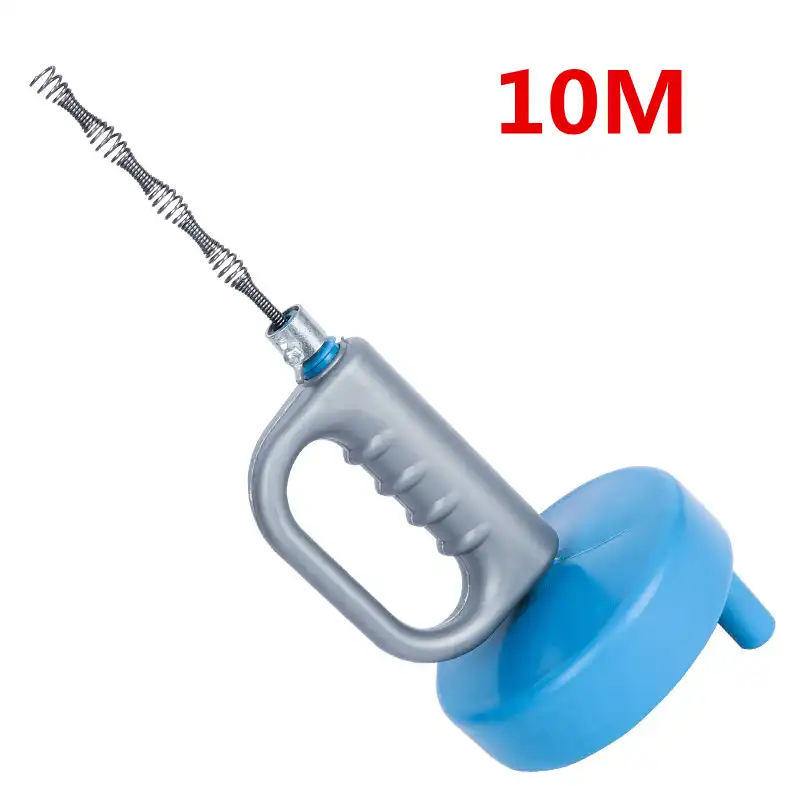 10m Upgrade Toilet Dredger Sewer Drain Cleaner Pipe Sink