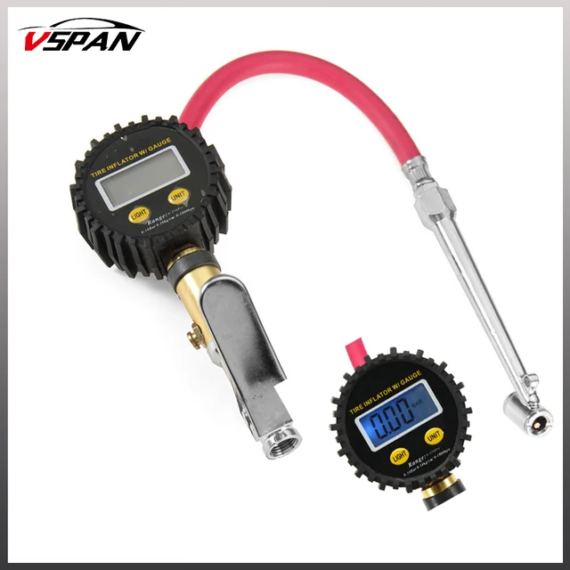 Buy 220PSI Digital Display Tire inflator tyre gauge