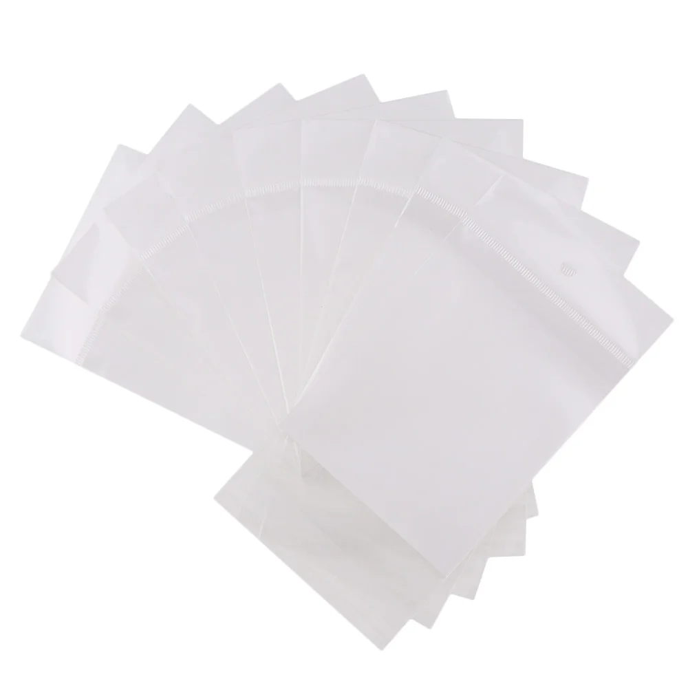 100pc/lot White/Clear Self Seal Zipper Plastic Retail Packaging Pack Poly Bag Ziplock Zip Lock Storage Bag Package Hang Hole 50pcs colorful self seal zipper plastic bags mylar bagwith clear window for diy jewelry display reusable ziplock hanging pouches