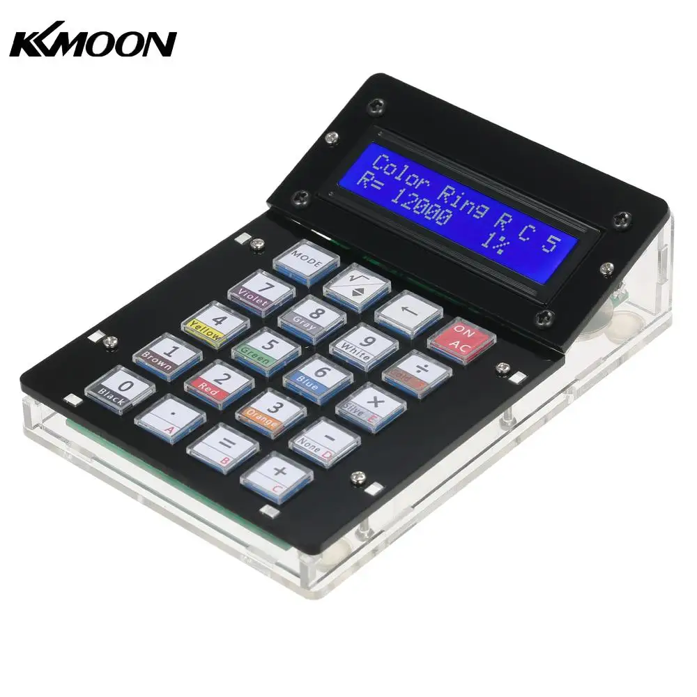

KKmoon DIY Calculator Counter Kit with Acrylic Case LCD Display Multi-purpose Electronic DIY Calculator Counter