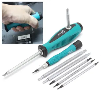 

10Pcs/set Precisions Magnetic Screwdriver Set Phillips Slotted Star Bits Repair Tool