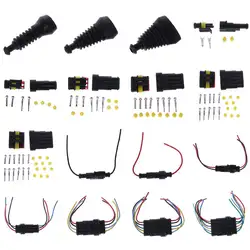 Новый 1 комплект автоматический проводной соединитель 1 2 3 4 5 6 способ 1 P 2 P 3 P 4 P 5 P 6 P авто разъем мужской и женский, водонепроницаемый