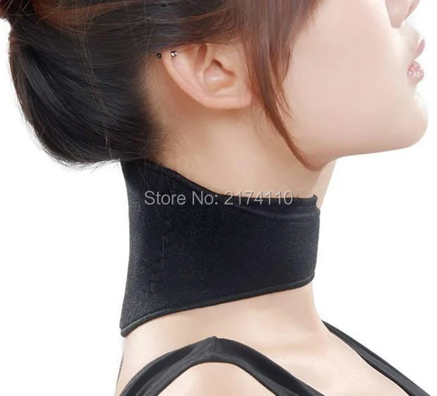 Турмалиновые грелки для шеи 2 шт./лот черного цвета снятия боли в шее защитный