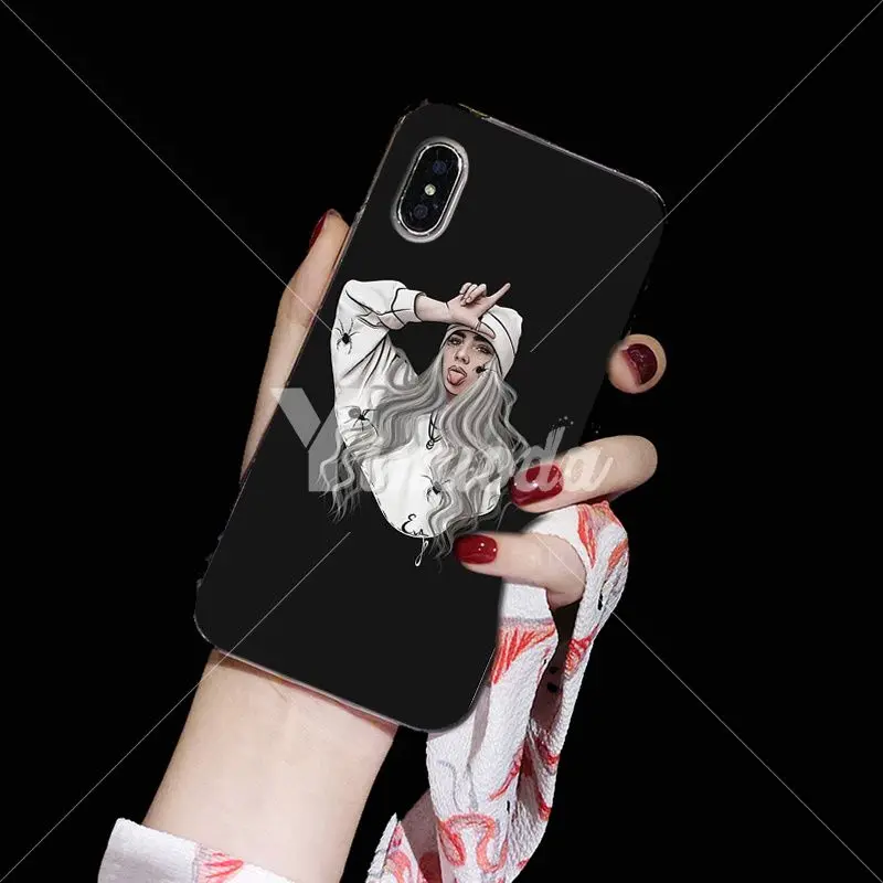 Yinuoda Billie Eilish 13 девушка клиент высокое качество чехол для телефона для Apple iPhone 8 7 6 6S Plus X XS MAX 5 5S SE XR Чехол для мобильного телефона s - Цвет: A8