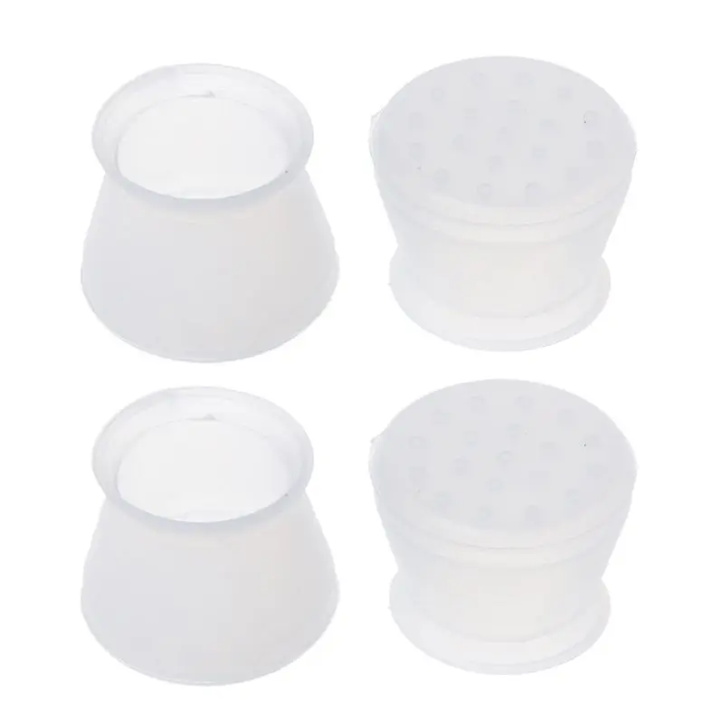 4Pcs Silicone Chair Leg Caps Feet Pads Furniture Table Covers Floor Protectors