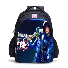 Anime Tom Clancy's Rainbow Six Siege Backpack SchoolBag Casual Backpack /AS